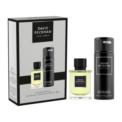 David Beckham Men's Instinct Eau de Parfum 50ml and Deodorant 150ml Gift Box David Beckham