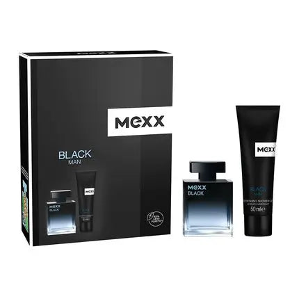 Mexx Black Man Gift Set 30ml - Eau De Toilette + 50ml Shower Gel Mexx