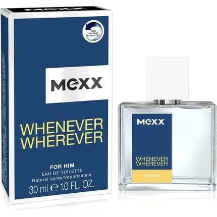 Mexx Wherever Eau de Toilette Spray Pour Homme 30ml Mexx