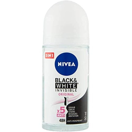 Nivea Invisible Black and White Deodorant Roll-On Nivea