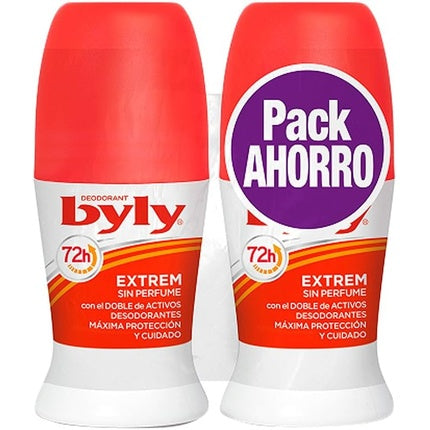 Byly Extrem 72H Roll-On Deodorant Gift Set Byly