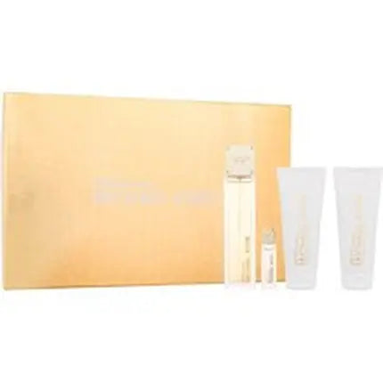 Michael Kors Sexy Amber Gift Set - Includes 100 Ml Eau De Parfum, 5 Ml Miniature Eau De Parfum, 100 Ml Shower Gel, And 100 Ml Body Lotion Michael Korsマイケルコース