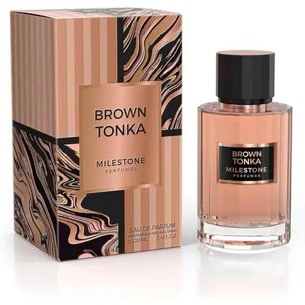 Milestone Perfumes Brown Tonka Unisex Long Lasting Fragrance Eau De Parfum 100ml Milestone Perfumes