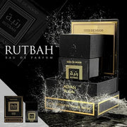 Adyan Rutbah Serie de Wood Sensual Cognac with Cinnamon, Tonka Bean, Oak, Praline, Vanilla, and Sandalwood Luxury Unisexe