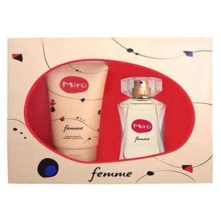 Miro Femme Woman Gift Set Eau de Parfum 50ml Shower Gel 100ml Miro