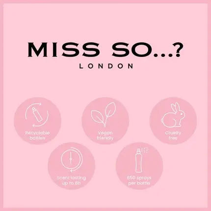 Miss So...? Women's Love Potion Wild Berries & Jasmine Body Mist Fragrance Spray 150ml So…