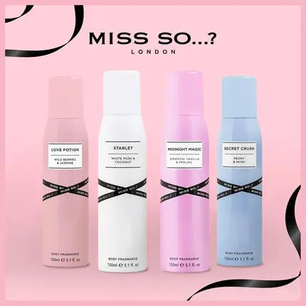 Miss So...? Women's Love Potion Wild Berries & Jasmine Body Mist Fragrance Spray 150ml So…