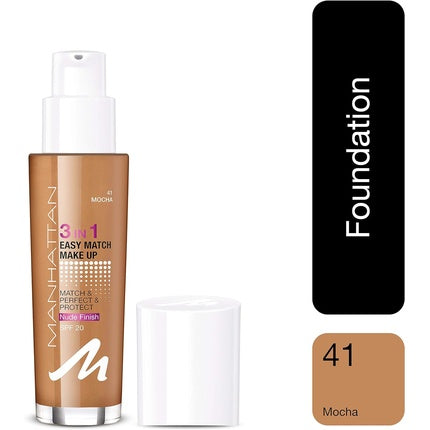 Manhattan 3-in-1 Easy Match Make Up 41 Mocha