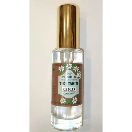 Monoi Tiki Tahiti Eau De Toilette Coco Coconut Perfume Sweet Scent 30ml Tiki Tahiti