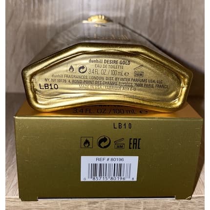 Dunhill Desire Gold Eau de Toilette (EDT) Mixte 100ml