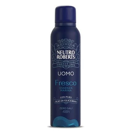 Neutro Roberts 's Deodorant with Odor Blocker Aluminum-Free Stain-Free with Pure Glycerin Oil Dermatologically Tested 48h Sea Essence Déodorant (Déo) Homme 150ml