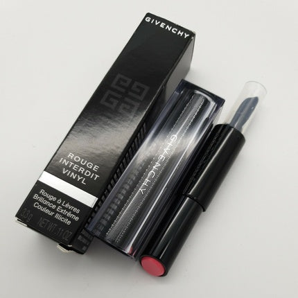 Givenchy Red Forbidden Vinyl Extreme Shine Lipstick 05 Pink Transgressive 3.3g