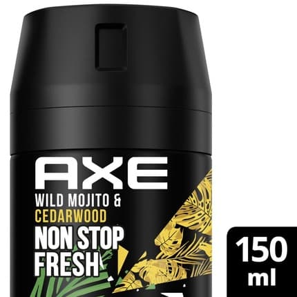 Axe e Wild Green Mojito Cedarwood Deospray Body Déodorant (Déo) Homme