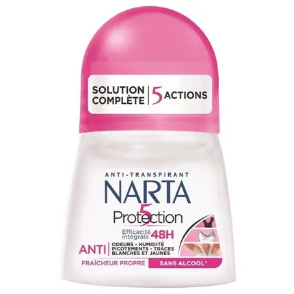 NARTA Anti-Transpirant Protection 5 Deodorant 50ml Narta