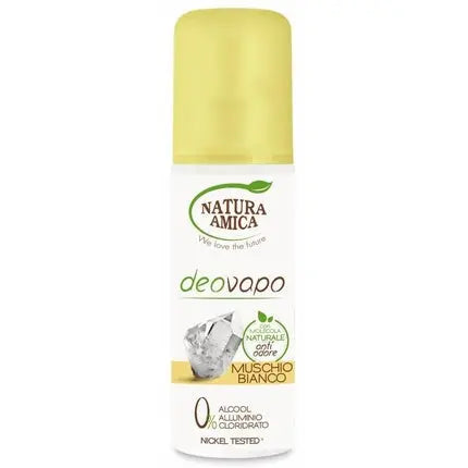 NATURA Deodorant Spray Allume di rocca Muschio Bianco 100 ml Natura