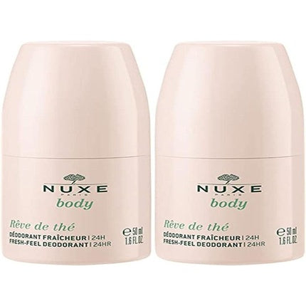 Nuxe Body Rêve de Thé Fresh-Feel Deodorant 24H 50ml - Pack of 2 NUXE