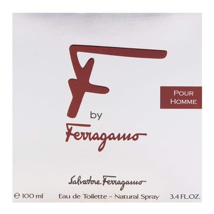 Salvatore Ferragamo F Pour Homme Black Eau de Toilette 100oz for men