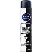 NIVEA MEN Invisible Black & White Original Anti-Perspirant Deodorant Spray 250ml Nivea
