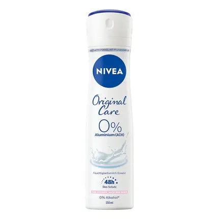 NIVEA Original Care 0% Deodorant Spray 150ml Nivea