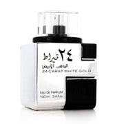 Lattafa 24 Carat White Gold Unisex Fragrance Eau de Parfum (EDP) Mixte 100ml