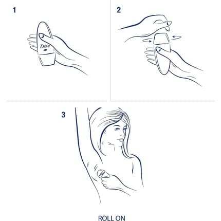 Dove Invisible Dry Roll-On Deodorant Antiperspirant Déodorant (Déo) Mixte 50ml