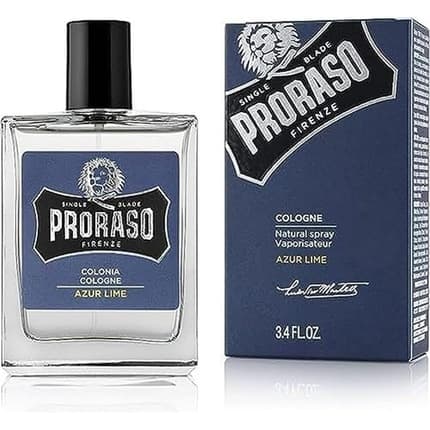 Proraso Azur Lime Cologne Mediterranean Citrus Fragrance Eau de Cologne (EDC) Mixte 100ml
