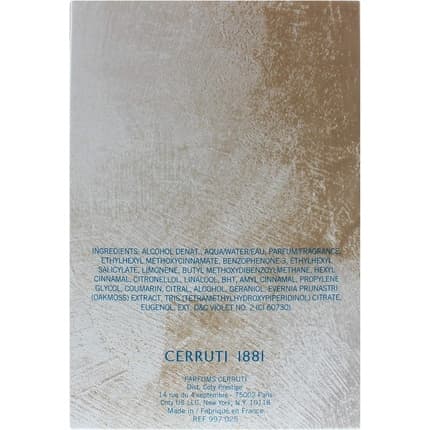 Cerruti 1881 Essentiel Eau de Toilette (EDT) Homme 100ml