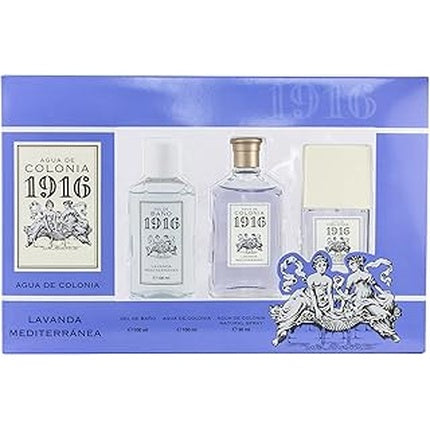1916 Mediterranean Lavender Gift Set And - 100 Ml And 30 Ml Eau de Cologne pour femme