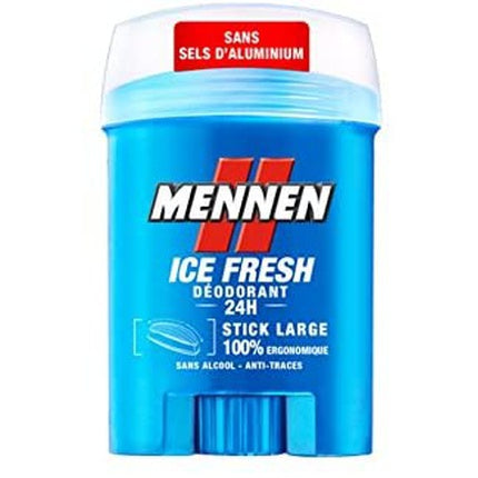 Pack Of 2 Mennen Men's Deodorant Stick, Ice Fresh, Large, 24-Hour Control Mennen