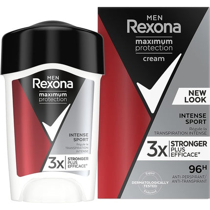 Rexona Men's Intense Sport Deodorant Anti-Perspirant Maximum Protection 45ml Rexona