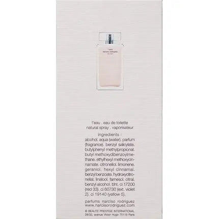 Narciso Rodriguez L'EAU Eau de Toilette Spray 100ml For Her