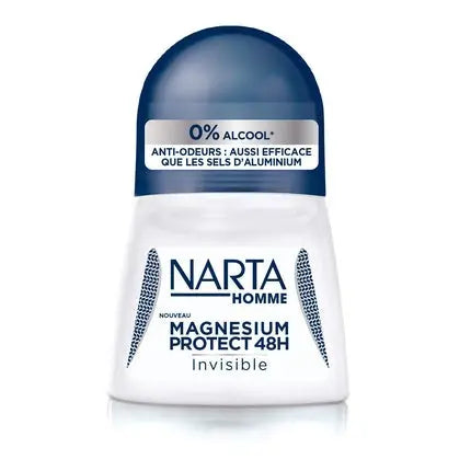 Narta Magnesium Protect Invisible Deodorant Roll for Men 50ml Narta