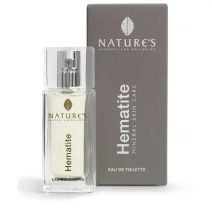 Nature's Hematite Men's Mineral Care Eau de Toilette with Vetiver, Cedar & Patchouli 50ml Bios Line