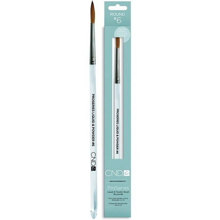 CND PROSERIES Liquid & Powder Round Brush #6