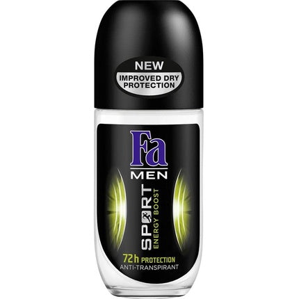 Fa Men Antiperspirant Deodorant Roll-On Sport Energy Boost with Refreshing Scent 72h Protection 50 ml FA