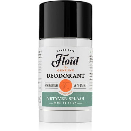 Floid Vetyver Splash Deodorant 75ml for Men with Magnesium Salts Floid