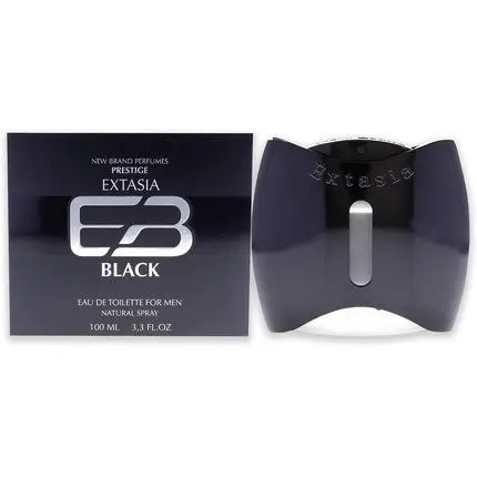 New Brand Extasia Black For Men 3.4oz EDT Spray New Brand Parfums