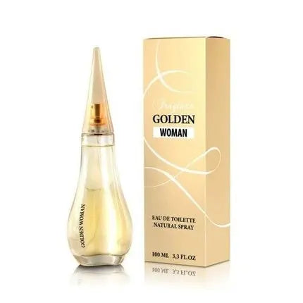 New Brand Perfumes France Golden Woman 100ml EDT Natural Spray New Brand