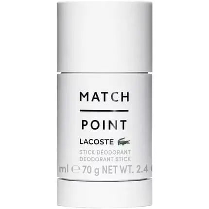 New Lacoste Match Point Deodorant Stick 75ml for Men Lacoste