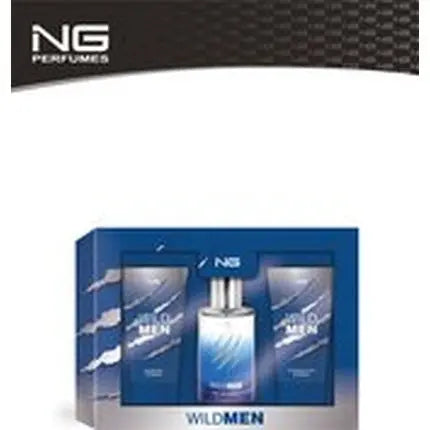 Ng Ng Wild Men Giftset - 100ml Eau De Toilette, 50ml Shower Gel, 50ml Aftershave Balm Ng Ng