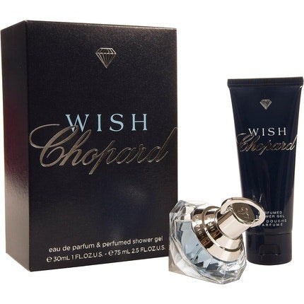 Chopard Wish Eau de Parfum  and Femme's Shower Gel Gift Box Set 2 Count Chopard