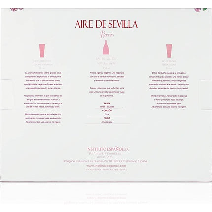 Aire De Sevilla Fresh Rose Water Eau De Toilette Spray 150ml - Set of 3 Aire De Sevilla