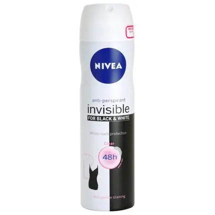 Nivea Invisible Black & White Clear Antiperspirant Spray 150 ml Nivea