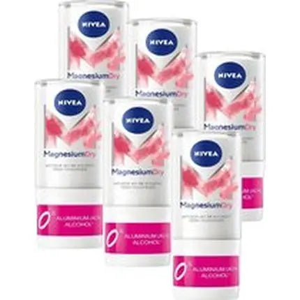 Nivea Magnesium Dry Original Deodorant Roller - 6 X 50 Ml Nivea