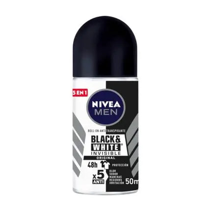 Nivea Men Black & White Invisible Original Roll On 50ml Nivea