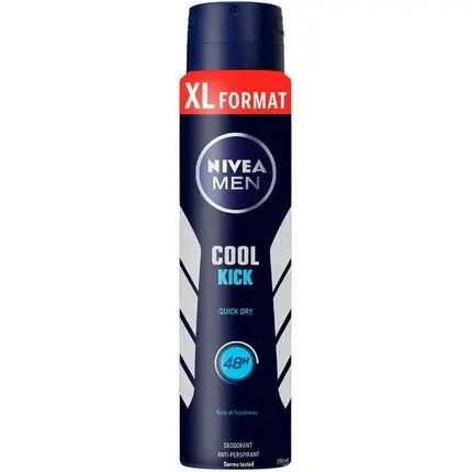 Nivea Men Cool Kick Antiperspirant Spray 48h - 250 Ml Nivea