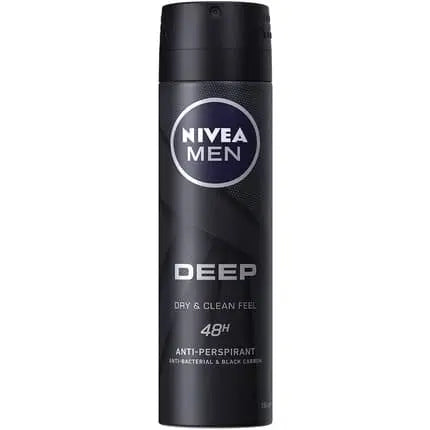 Nivea Men Deep Deodorant Dry & Clean Feel 48h 150ml Nivea