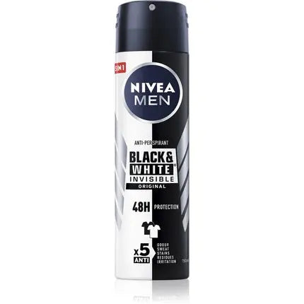 Nivea Men Invisible Black & White Antiperspirant Spray 100 ml Nivea