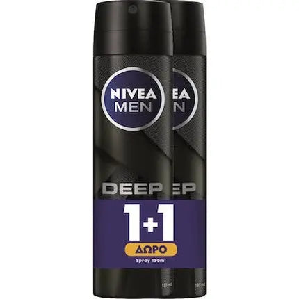 Nivea Men Promo Deep Deodorant Anti Perspirant - 2x150ml Nivea