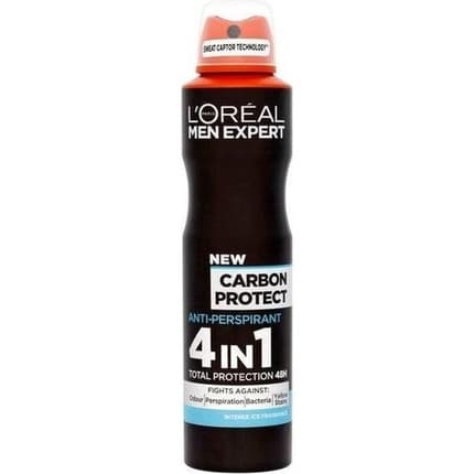 L'Oréal L'Oreal Paris Expert Deodorant Carbon Intense Ice Refreshing And Longlasting Protection Déodorant (Déo) Homme